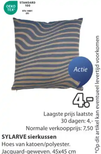 Jysk SYLARVE sierkussen aanbieding