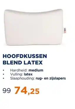 TotaalBED Hoofdkussen Blend latex | 12cm | aanbieding