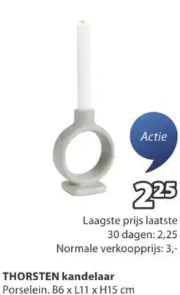 Jysk THORSTEN kandelaar aanbieding