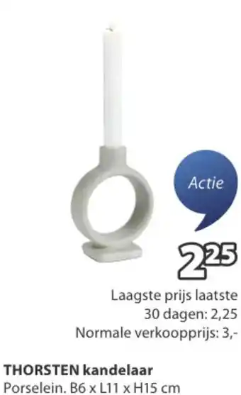 Jysk THORSTEN kandelaar aanbieding