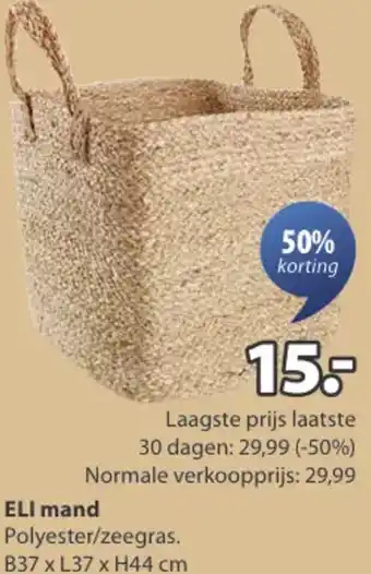 Jysk ELI mand aanbieding