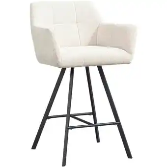 Leen Bakker Barkruk Clint - beige aanbieding