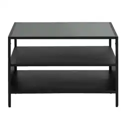Leen Bakker Salontafel Enrique - zwart - 45x70x70 cm aanbieding
