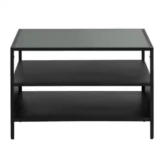 Leen Bakker Salontafel Enrique - zwart - 45x70x70 cm aanbieding