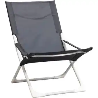 Leen Bakker Strandstoel Rimini - antraciet aanbieding