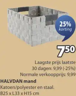 Jysk HALVDAN mand aanbieding