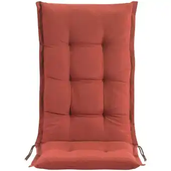 Leen Bakker Terrasstoelkussen Brest - terracotta- 120x50 cm aanbieding