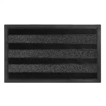 Leen Bakker Mat Cactus - antraciet - 45x75 cm aanbieding