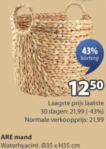 Jysk ARE mand aanbieding