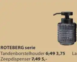 Jysk ROTEBERG serie Zeepdispenser aanbieding