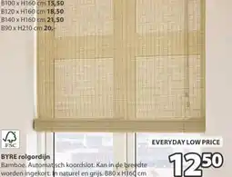 Jysk BYRE rolgordijn aanbieding