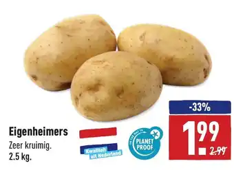 ALDI Eigenheimers 2.5kg aanbieding