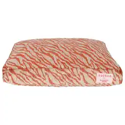 Pets Place Dogguo Zebra Flat Bed - Hondenmatras - 60x40 cm Beige Oranje S aanbieding