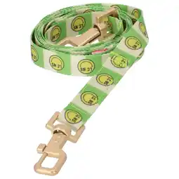 Pets Place Dogguo Nylon Smiley Leash - Hondenriem - 200x2 cm Groen Beige Lime aanbieding