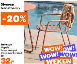 Kwantum Tuinstoel Napels aanbieding