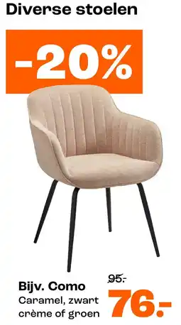 Kwantum Stoelen Como aanbieding