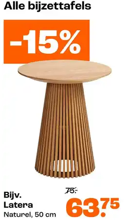 Kwantum Bijzettafels Latera aanbieding
