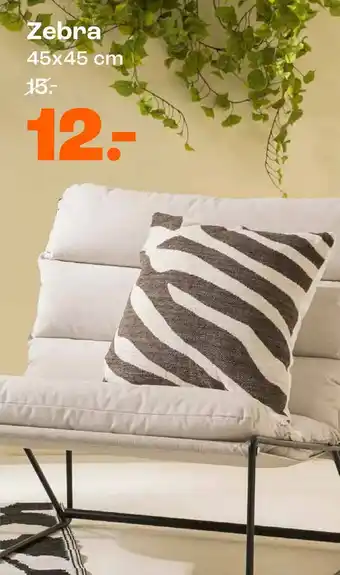 Kwantum Sierkussens Zebra aanbieding