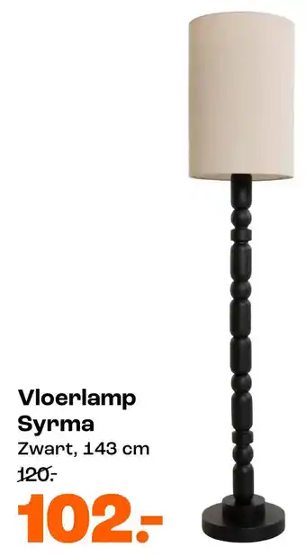 Kwantum Vloerlamp Syrma aanbieding