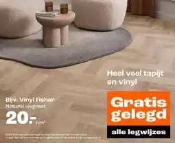 Kwantum Vinyl Fisher aanbieding