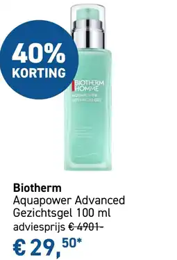Mooi parfumerie Biotherm Aquapower Advanced aanbieding