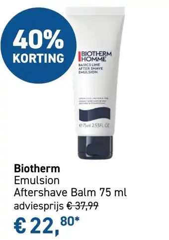 Mooi parfumerie Biotherm Emulsion aanbieding