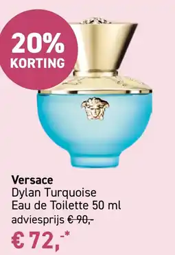 Mooi parfumerie Versace Dylan Turquoise aanbieding