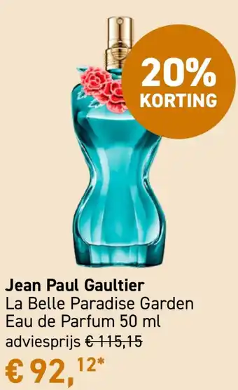 Mooi parfumerie Jean Paul Gaultier La Belle Paradise Garden aanbieding
