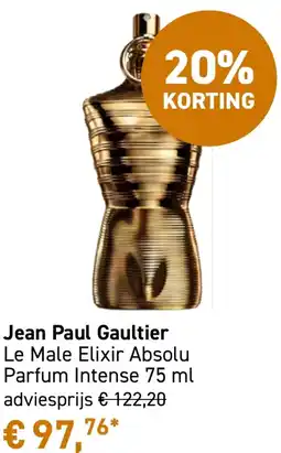 Mooi parfumerie Jean Paul Gaultier Le Male Elixir Absolu aanbieding