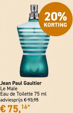 Mooi parfumerie Jean Paul Gaultier Le Male aanbieding