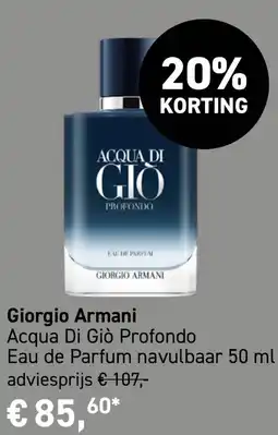 Mooi parfumerie Giorgio Armani Acqua Di Giò Profondo aanbieding