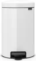 Amazon Brabantia NewIcon Prullenbak 12L - Kunststof Binnenemmer - White aanbieding