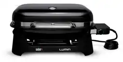 Welkoop Weber Lumin Nordic - Elektrische barbecue - Zwart - 29,8 x 64,8 x 47,6 cm - 1 Brander aanbieding