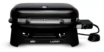 Welkoop Weber Lumin Nordic - Elektrische barbecue - Zwart - 29,8 x 64,8 x 47,6 cm - 1 Brander aanbieding