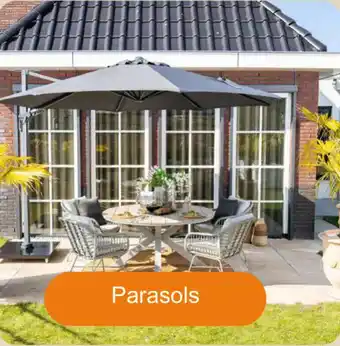 Tuinmeubelland Parasols aanbieding