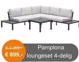 Tuinmeubelland Pamplona loungeset aanbieding