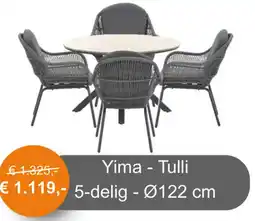 Tuinmeubelland Yima Tulli aanbieding