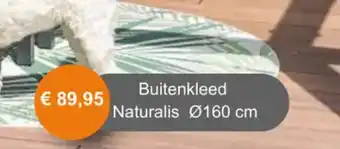Tuinmeubelland Buitenkleed Naturalis aanbieding