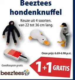 Huisdier Voordeelshop Beeztees hondenknuffel aanbieding