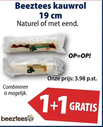 Huisdier Voordeelshop Beeztees kauwrol aanbieding