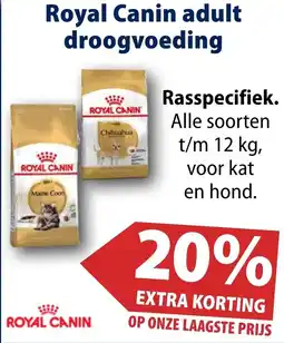 Huisdier Voordeelshop Royal Canin adult droogvoeding aanbieding