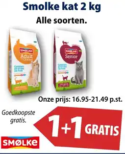 Huisdier Voordeelshop Smolke kat aanbieding