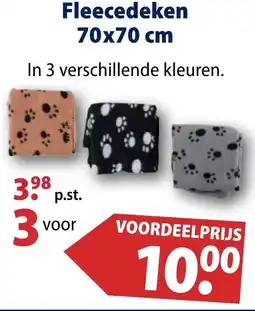 Huisdier Voordeelshop Fleecedeken aanbieding