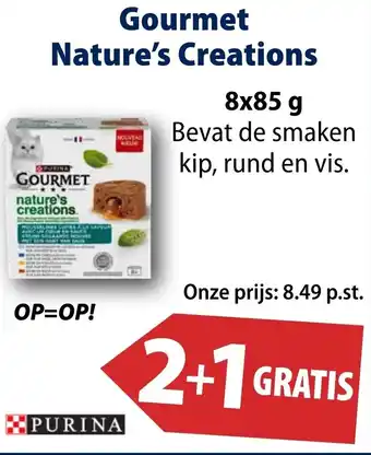 Huisdier Voordeelshop Gourmet Nature's Creations aanbieding