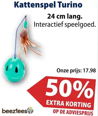 Huisdier Voordeelshop Kattenspel Turino aanbieding