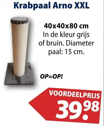 Huisdier Voordeelshop Krabpaal Arno XXL aanbieding