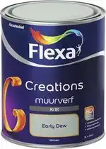 Praxis Flexa muurverf Creations krijt early dew 1L aanbieding