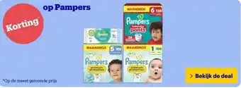 Bol.com Korting op Pampers aanbieding