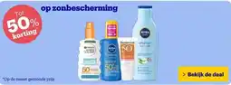 Bol.com Tot 50% korting op zonbescherming aanbieding