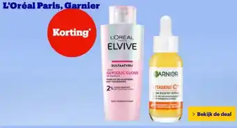 Bol.com L'Oréal Paris, Garnier aanbieding